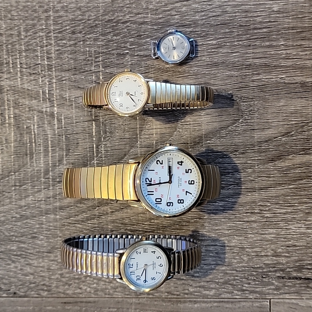 Lot of 4 Vintage Timex Watches